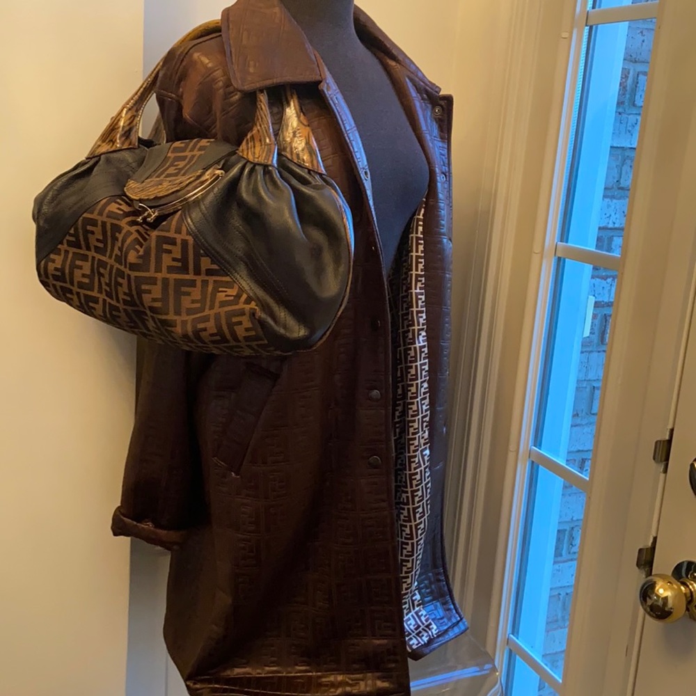 Fendi Tortuga Spy Large Satchel - Picture 3 of 16